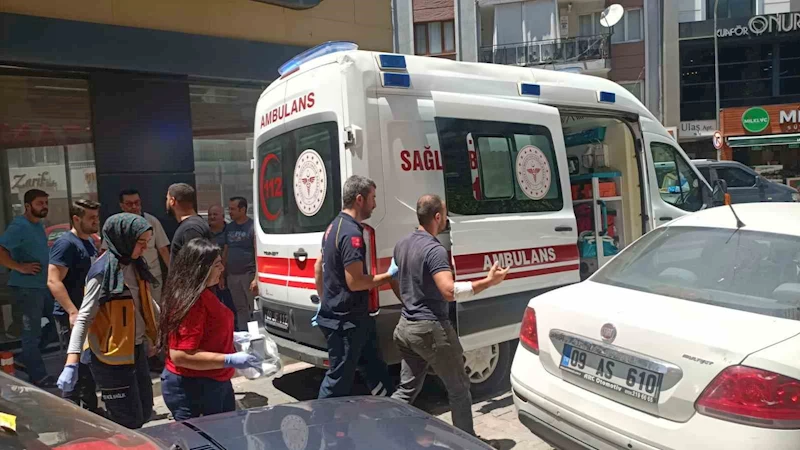 Motosiklet sürücüsünün öfkesi hastanelik etti
