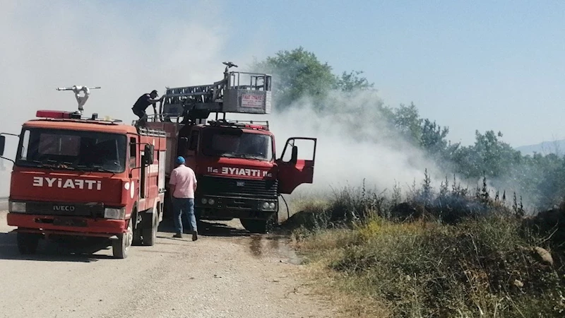 Gelendost’ta göl kenarında çıkan yangında 200 dönüm alan zarar gördü
