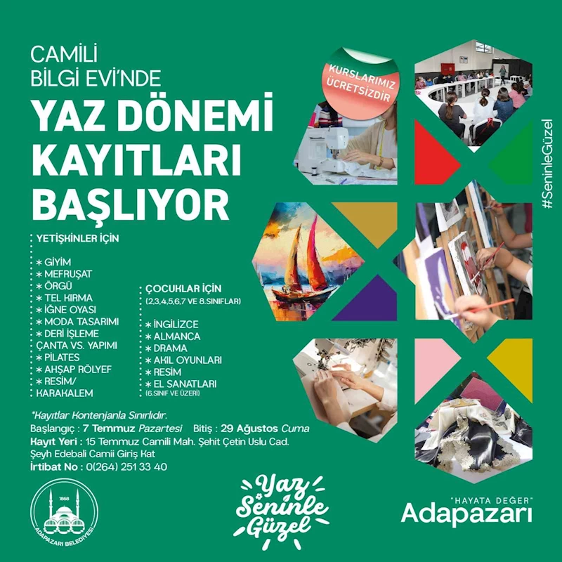 Adapazarı’nda eğitim ve eğlence bir arada
