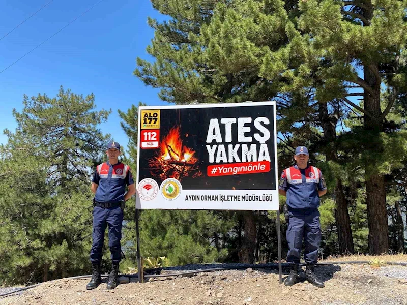 Aydın Jandarmasından yangın uyarısı: 
