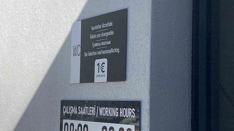 Euro üzerinden mesai saatli tuvalet ücreti
