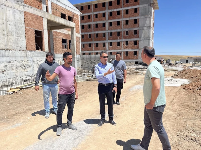 Kulu’da KYK yurt binasının inşaatı devam ediyor
