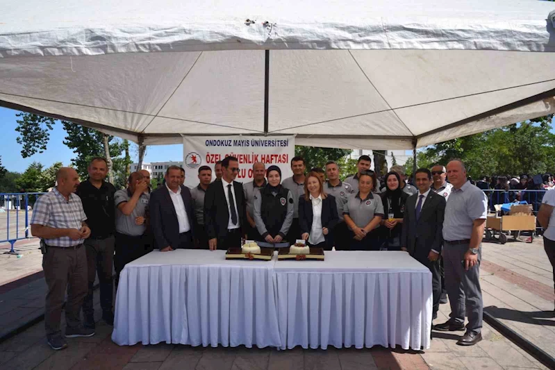 OMÜ’de Özel Güvenlik Haftası kutlandı
