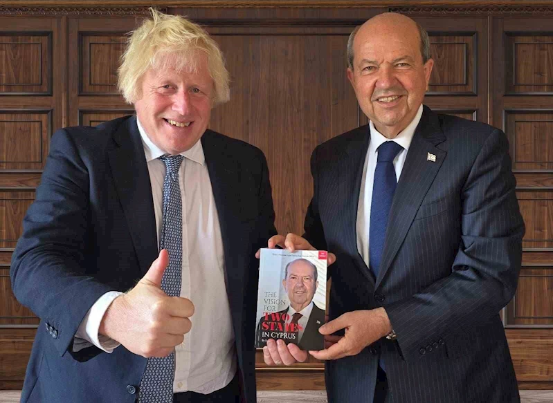 KKTC Cumhurbaşkanı Tatar, Birleşik Krallık eski Başbakanı Johnson’la görüştü
