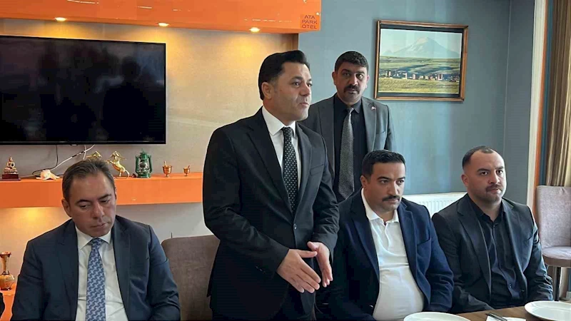 MHP Kars İl Başkanı Adıgüzel basınla buluştu
