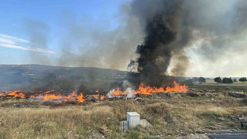 Çanakkale’de korkutan yangın
