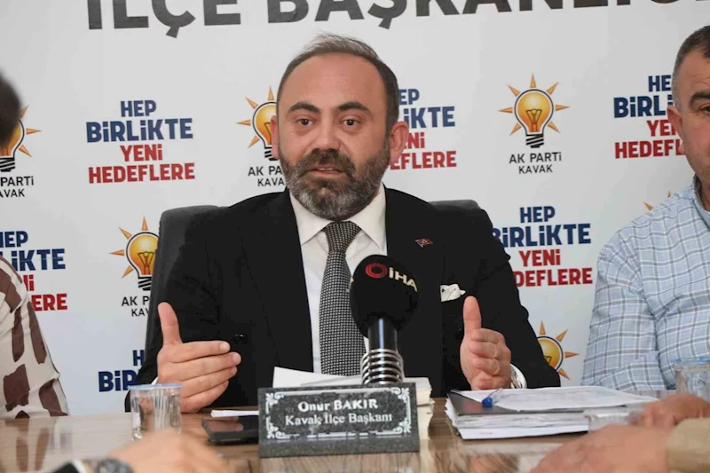 AK Parti İlçe Başkanı Bakır: 