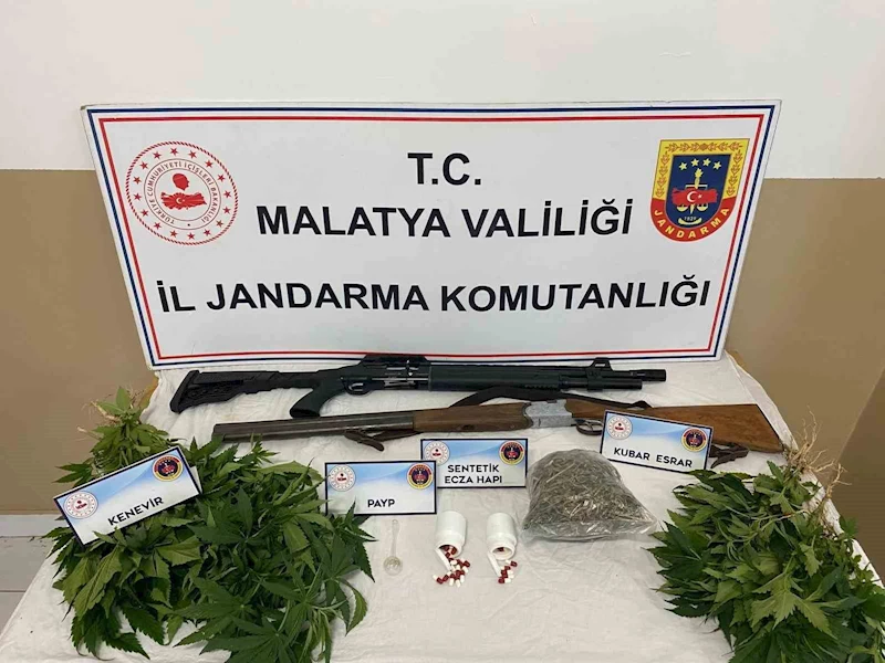 Malatya’da jandarmadan uyuşturucu operasyonu: 6 gözaltı
