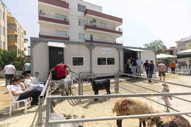 Mersin’de kurban kesimi hem hijyenik hem ücretsiz

