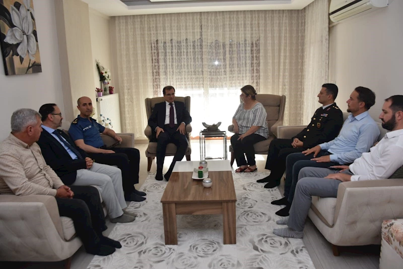 Salihli’de şehit aileleri Kurban Bayramı’nda unutulmadı
