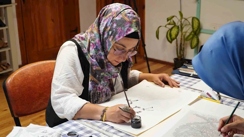 Tokat’ta kalem işi projesiyle kültürel miras geleceğe taşınıyor

