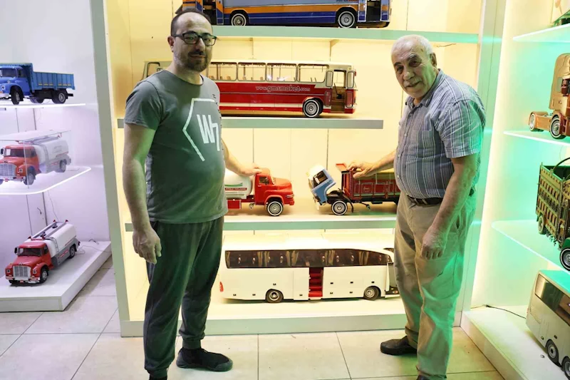 Hobisi ekmek kapısına dönüştü, el yapımı maket araçlar dünyaya açıldı
