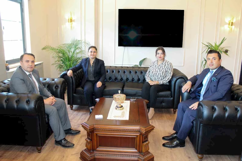 Göreve başlayan Kaymakam Duru’yu Başsavcı Çatlı ziyaret etti
