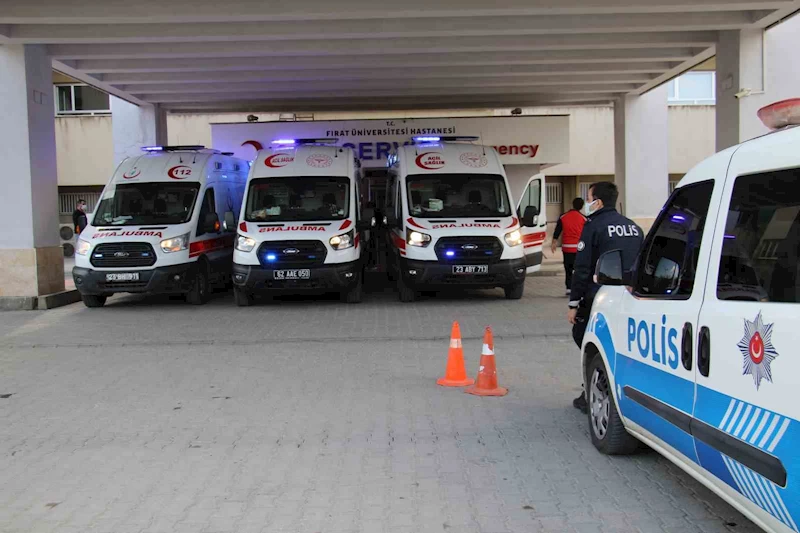 Elazığ’da zincirleme trafik kazası: 1 yaralı
