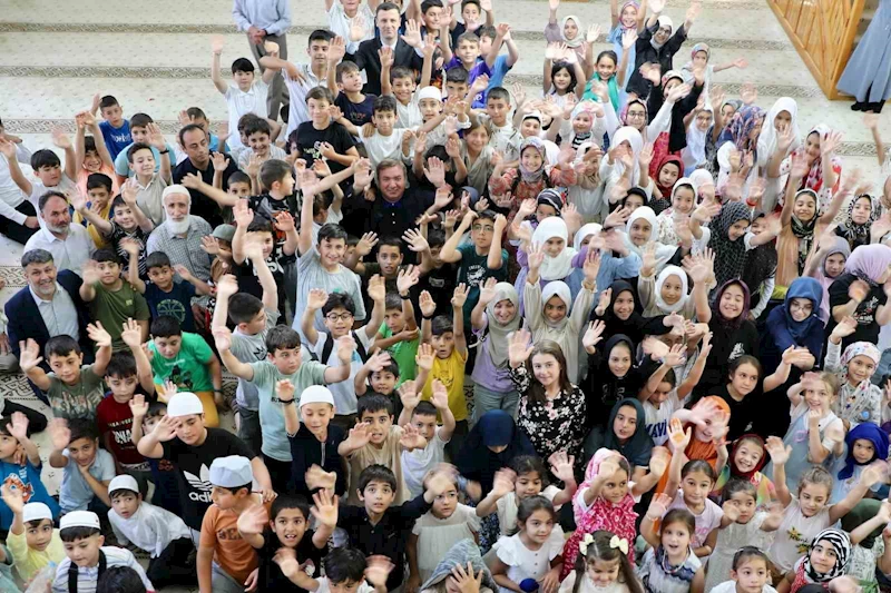 Erzincan’da camiler çocuklarla şenlendi
