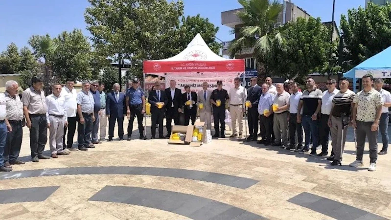 Köşk’te Akdeniz Meyve Sineği Tuzağı dağıtım töreni yapıldı
