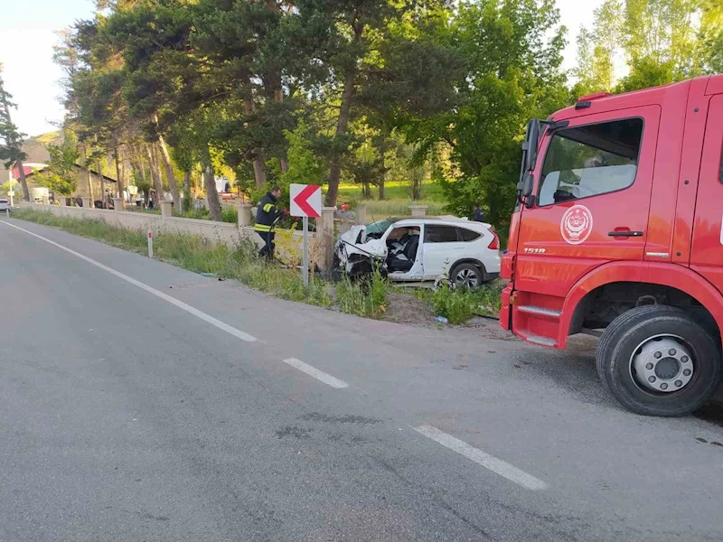 Bayburt’ta trafik kazası: 1 yaralı

