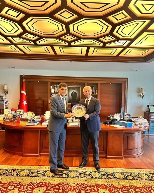Başkan Eyüp Kahveci’den Mansur Yavaş’a ziyaret

