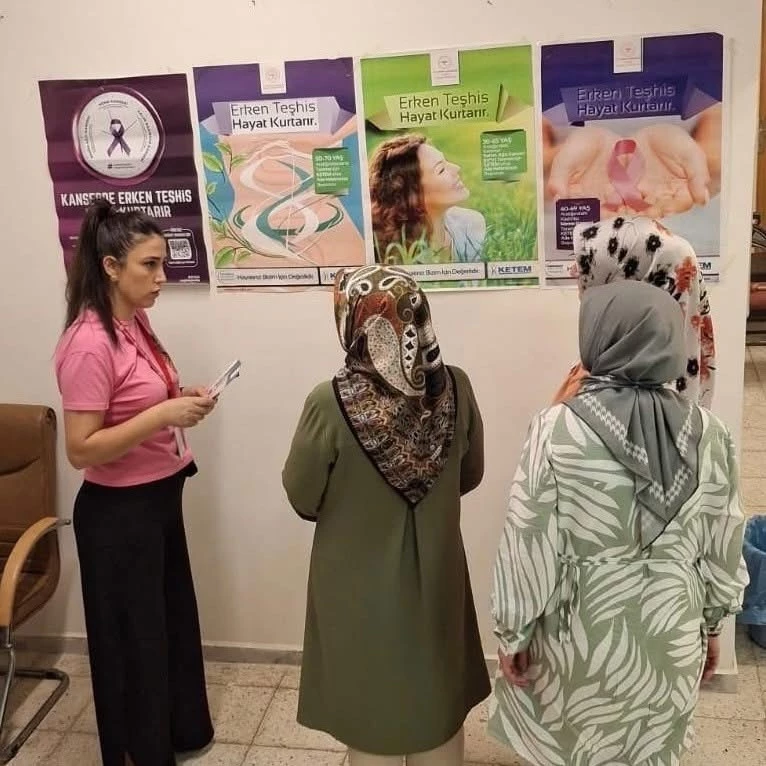 Elazığ’da kanser taraması hakkında bilgilendirme yapıldı

