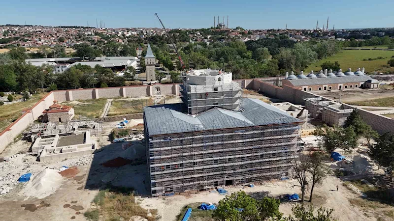 Edirne Sarayı’nda restorasyon çalışmalarının yarısı tamamlandı
