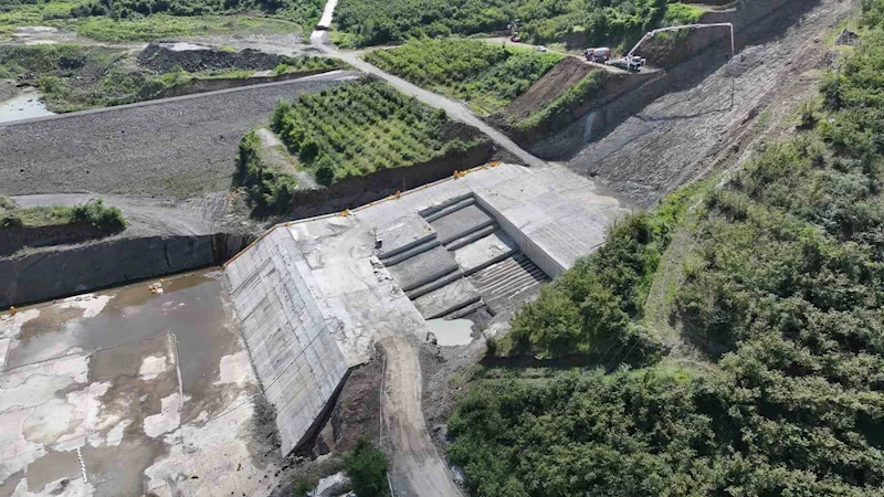 Terme’yi selden koruyacak Salıpazarı Barajı’nda sona doğru
