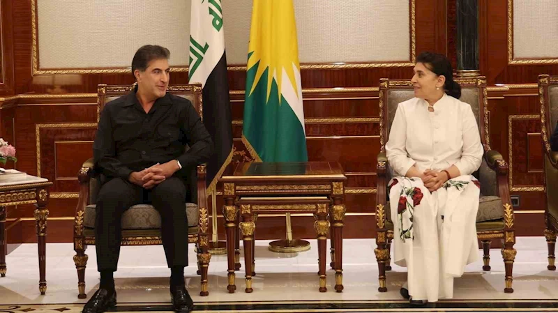 IKBY Başkanı Neçirvan Barzani, DEM Parti heyetini kabul etti
