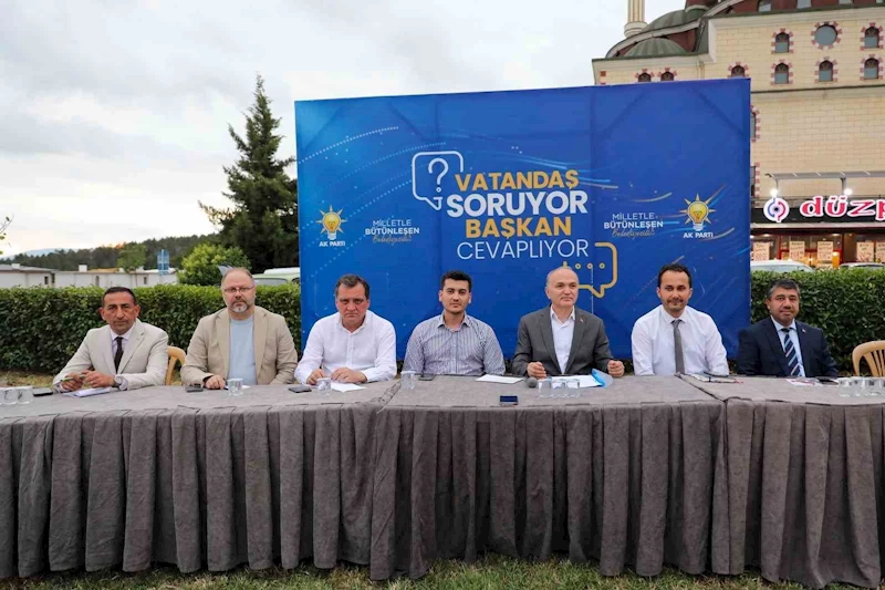 Başkan Özlü, halk buluşmalarına devam ediyor
