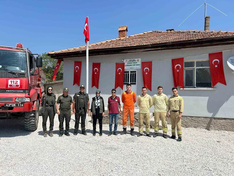 Kütahya’da yenilenen yangın ilk müdahale ekip binası hizmete girdi
