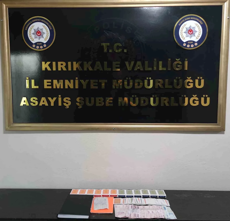 Kırıkkale’de dernek çatısı altında kumar: 6 kişiye 55 bin lira ceza
