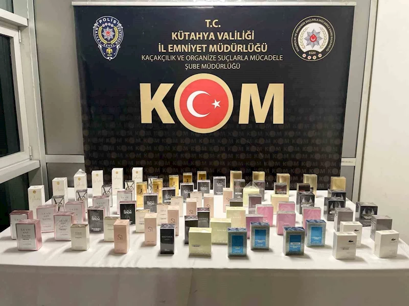 Kütahya’da kaçak parfüm operasyonu
