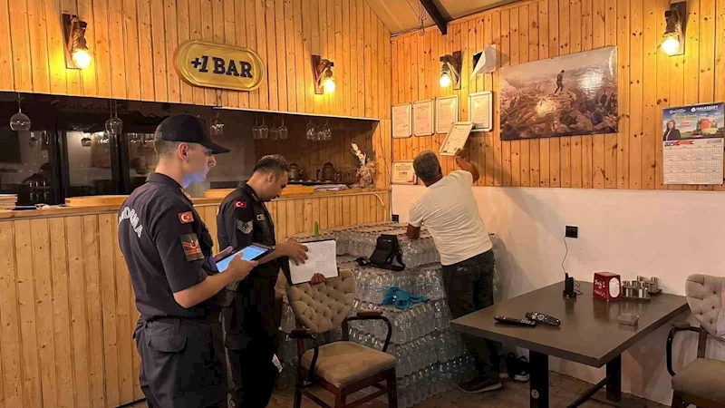 Didim’de jandarma ve belediyeden işletmelere sıkı denetim
