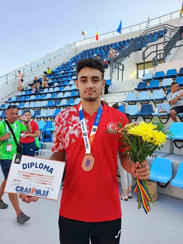 Aydınlı milli sporcu Balkan Şampiyonu oldu
