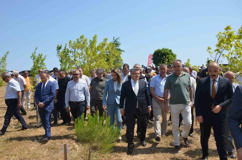 Sinop’ta Şehit Ömer Can Açıkgöz’ün adı hatıra ormanında yaşatılıyor
