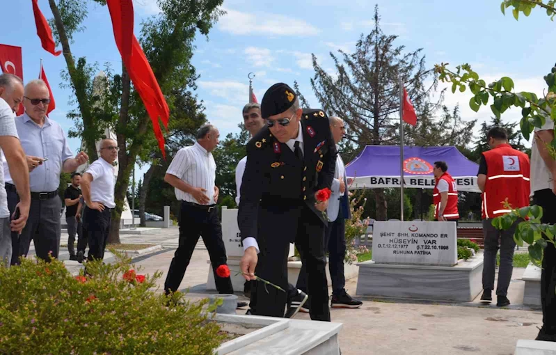 Bafra’da 15 Temmuz şehitleri dualarla anıldı
