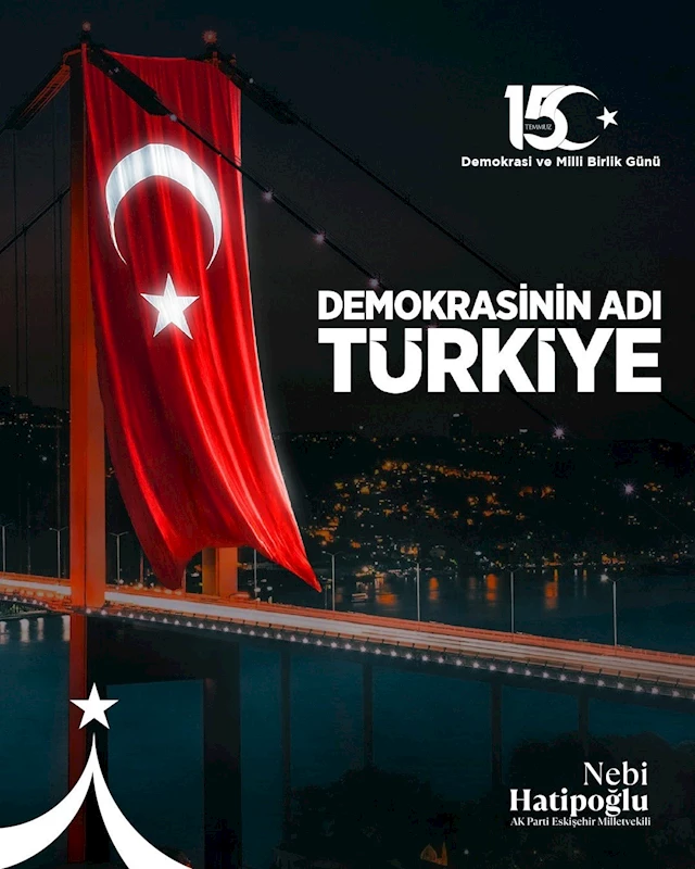 Milletvekili Hatipoğlu: 