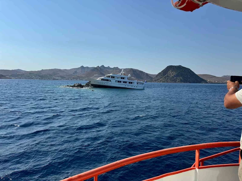 Motoryatı kurtarma çalışmaları sürüyor
