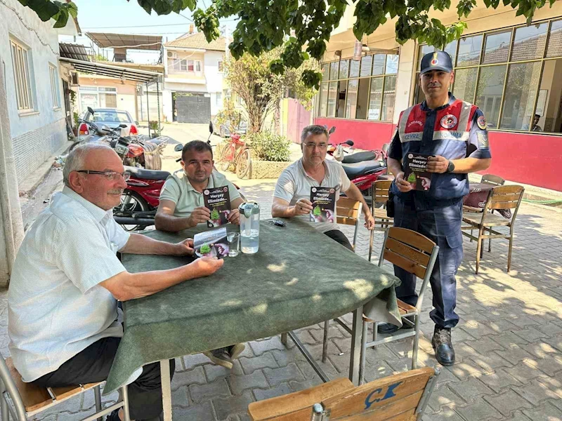 Köşk’te vatandaşlar yangınlara karşı uyarıldı
