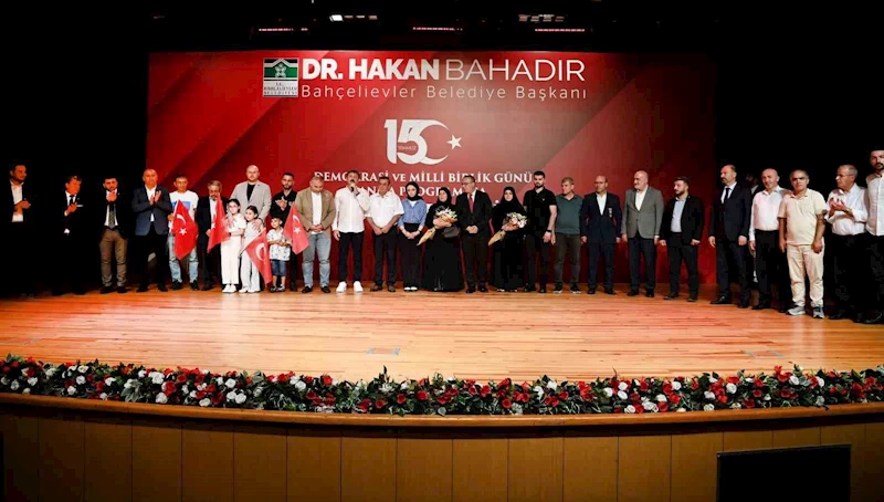 15 Temmuz Şehitleri Bahçelievler’de dualarla anıldı
