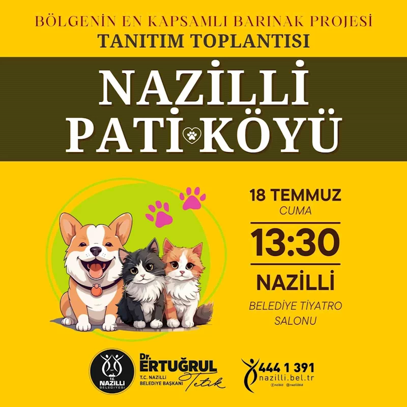 Nazilli Belediyesi barınak projesini tanıtacak
