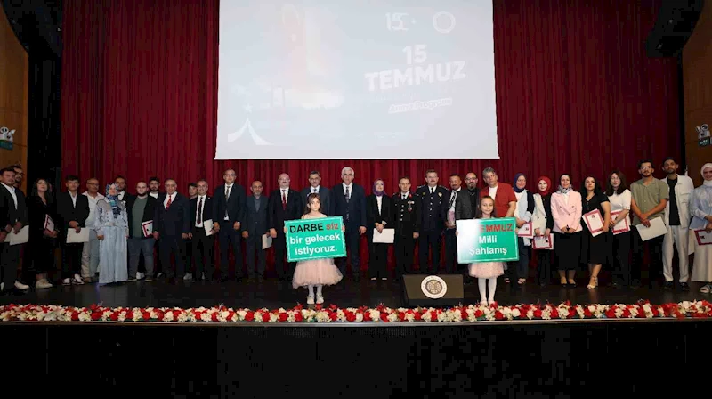 15 Temmuz Demokrasi ve Milli Birlik Günü, düzenlenen etkinliklerle kutlandı
