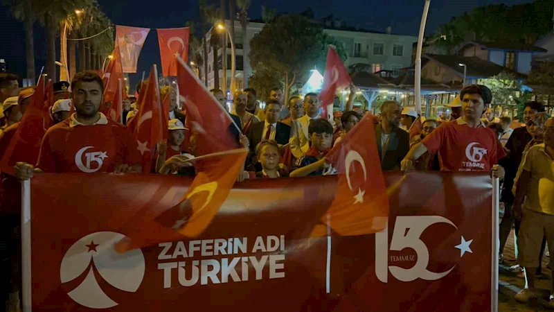 15 Temmuz Marmaris’te çeşitli etkinliklerle anıldı
