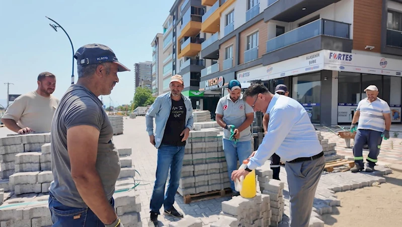 Başkan Öküzcüoğlu’ndan personeline babasından miras limonata ikramı
