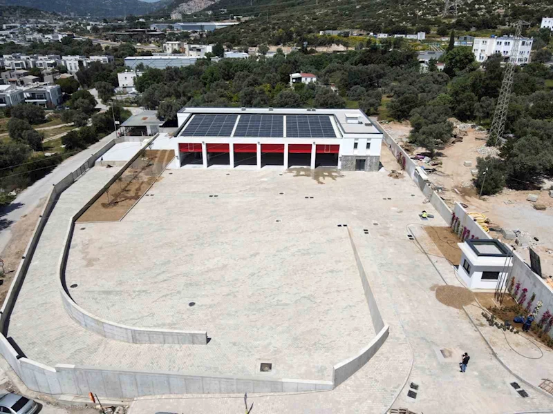 Bodrum itfaiye binası tamamlandı
