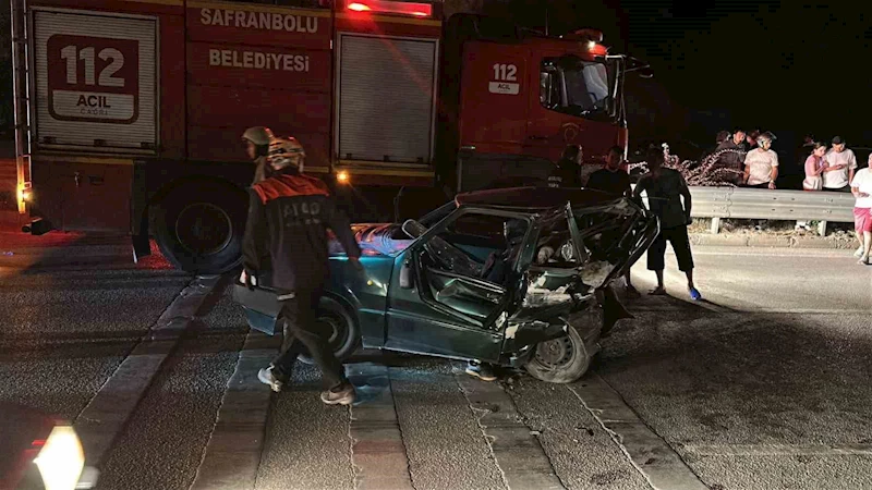 Karabük’te iki otomobil çarpıştı: 1 ölü, 1 yaralı
