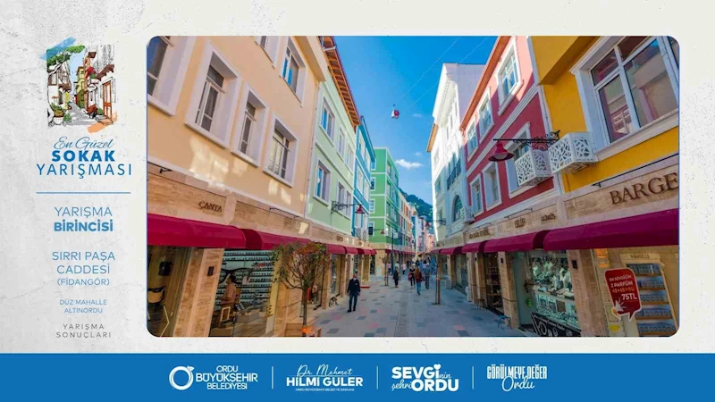 Ordu’nun en güzel mahalleleri, sokak ve balkonları belli oldu
