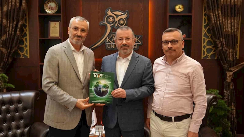 TARF Dergisi ile Verenel Derneğinden Rektör Kırışık’a ziyaret
