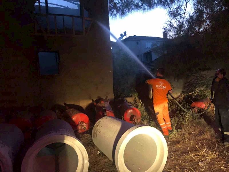 Bilecik’te metruk evde çıkan yangın korkuttu
