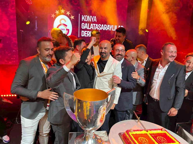 Galatasaray’ın 25. şampiyonluğu Konya’da kutlandı
