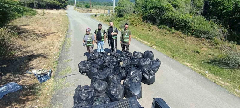 Sarıkum Tabiatı Koruma Alanı’nda temizlik seferberliği
