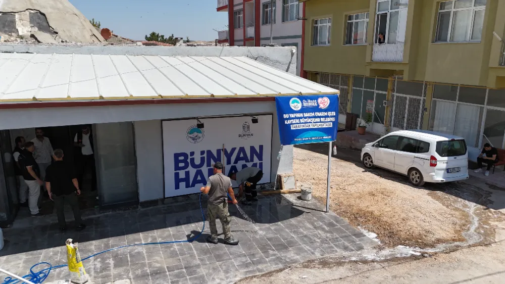 Bünyan Hamamı yenilendi